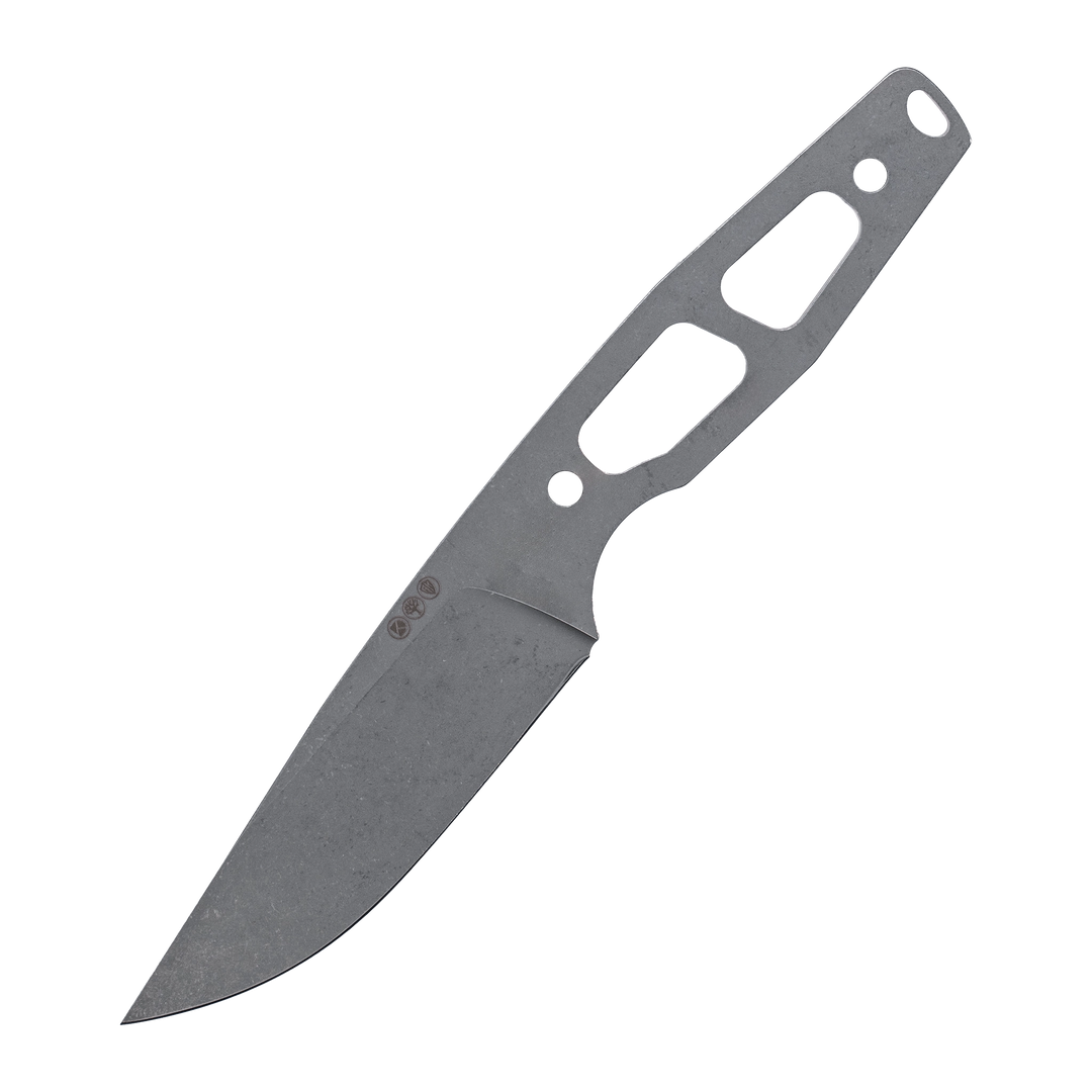 AK4 Klinge Drop Point mit Stonewash-Finish – Daily Customs