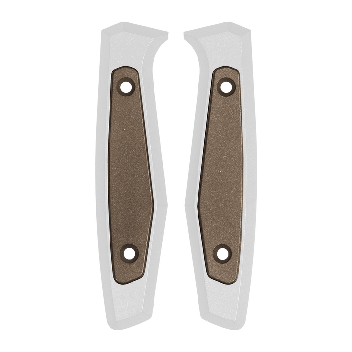 AK1 Inlays für Griffschalen aus Titan im Rusty-Finish – Daily Customs